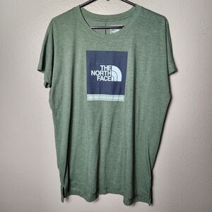 The North Face Womens Olive Short Sleeve Never Stop Exploring Tee-Size L